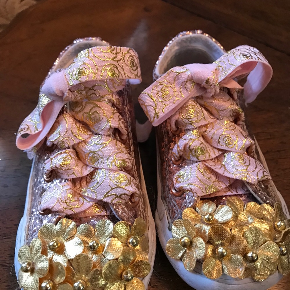 Girl’s Rose Gold Boots